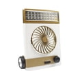 thumbnail image 1 of Multi Functional Solar Fan, LED Desk Lamp & Air Cooler, Rechargeable Cooling Device, Compact Outdoor Power Supply, Summer Travel Tabletop Accessory, 1 of 6