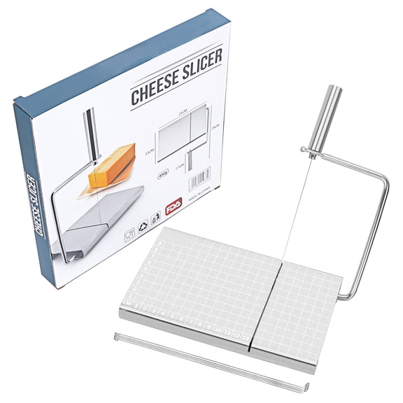Multi-Functional Stainless Steel Cheese Knife with Scale for Easy Slicing