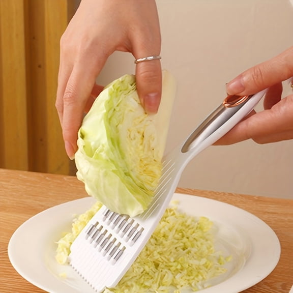 Multi-Functional Stainless Steel Vegetable Cutter,carrot Shredder,Multi-Slice Grater with Comfort Grip Handle for Potato, Carrot, Onion, Kitchen Mandoline Slicer with Easy-Clean Surface & Hang Hole