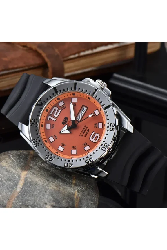 Multi Functional Stainless Steel Waterproof Series Steel Band Watch Strap Multi Functional Timin Mens Watch Luxury Business Watch Waterproof Mechanical Watch Chronograph