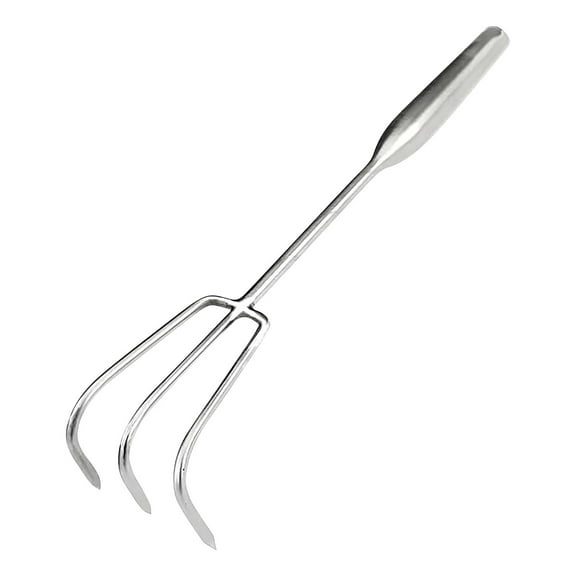 Multi-Functional Steel Garden Rake for Leaves and Lawn Care - Durable Stainless Steel and Carbon Steel Construction