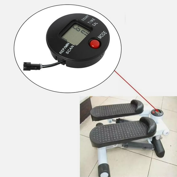 Multi-Functional Step Machine Counter Stationary Bike Electronic Meter