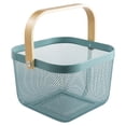 thumbnail image 1 of Multi-Functional Storage Basket Lightweight for Picnic Shopping Cabinet Decor - Haze Blue, 1 of 7