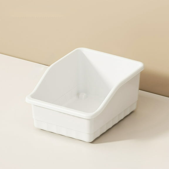 Multi Functional Storage Box with Pulley for Bathroom, Kitchen and Living Room Large Capacity Plastic Organizer Basket Convenient Rolling and Easy Access