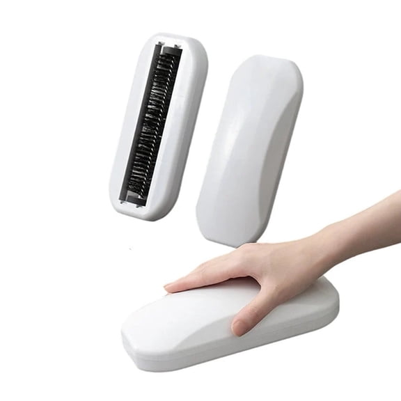 Multi-Functional Table Crumb Sweeper, Handy Rolling Bed Sweeping Brush, Handheld Crumb Sweeper, Soft Bristles Debris Collector for Table, Mat, Bed Sheets, Sofas, Clothes Cleaning Brush