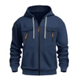 thumbnail image 1 of Multi-Functional Tactical Sweatshirt Long Sleeve Fleece Thermal Shirts Full-Zip Open-Front Ultra Soft Textured Hoodies Wind Resistant Windbreaker Sweater Jacket with Pockets 2025, 1 of 5