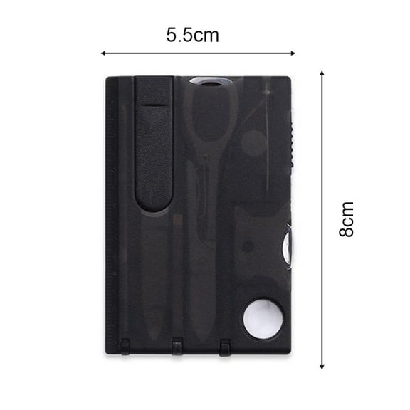 Multi Functional Tool Card Portable Combination Tool Set Of 8 Outdoor Tool