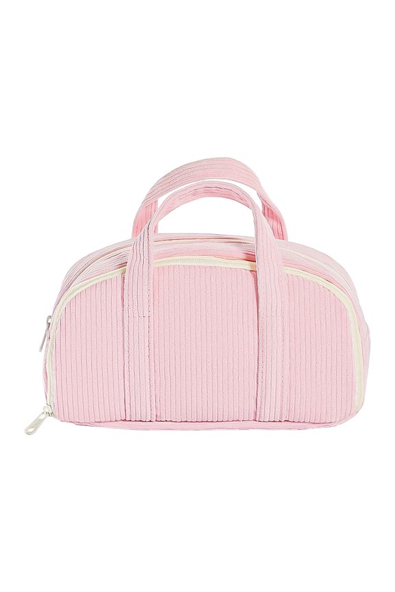 Multi-Functional Tote Pencil Case, Solid Color Capacity Stationery Organizer for Campus Study, Office Work Daily Commute, Portable Stain Resistant Storage Bag for Writing Tools and Daily Small Items