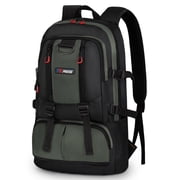 Travel Backpack Multi-Pocket Outdoor Hiking Backpack Work Daypack for Men Women, Grey, A12