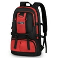 thumbnail image 1 of Travel Backpack Multi-Pocket Outdoor Hiking Backpack Work Daypack for Men Women, Red, A12, 1 of 6