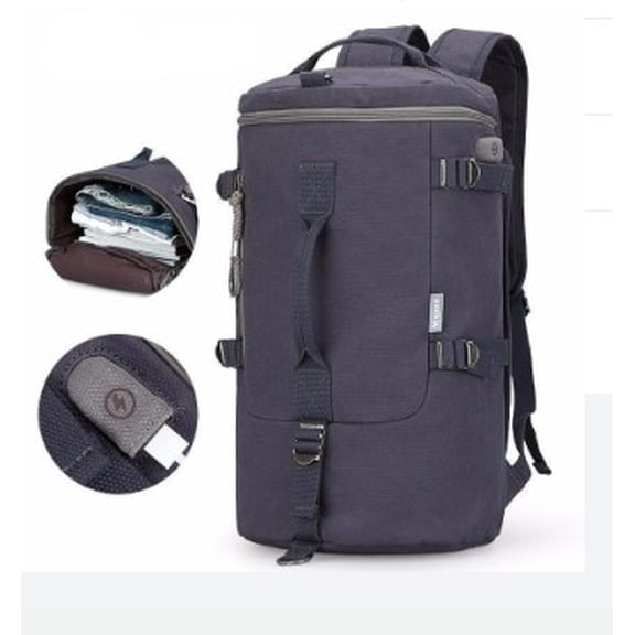 Multi Functional Travel Bag,Black and blue