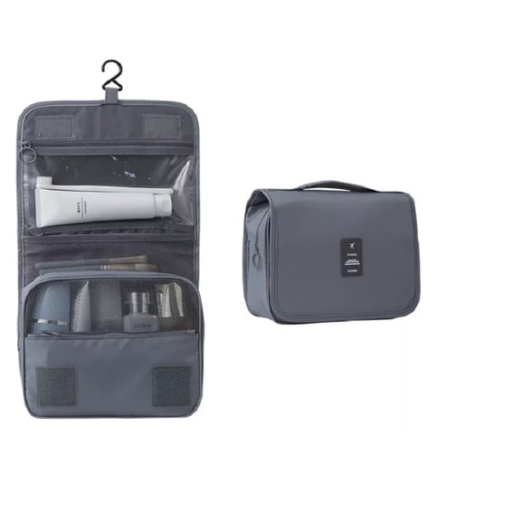 Waterproof Travel Makeup Bag with Hanging Hook, Multi Functional Toiletry Organizer for Women and Girls, Portable Cosmetic Case for Vacation and Daily Use TIKA