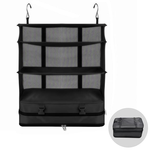 Multi-Functional Travel Storage With Three Layers In Versatile Design Bag