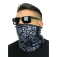 thumbnail image 1 of Multi Functional Tube Bandana | Classic Paisley Bandana Pattern - Navy Paisley CA4225, 1 of 4