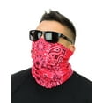 thumbnail image 1 of Multi Functional Tube Bandana | Classic Paisley Bandana Pattern - Red CA4225, 1 of 4