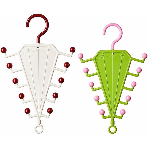 Multi-Functional V-Shaped Double-Sided Hanger Storage Rack, 360° Rotatable Closet Organizer