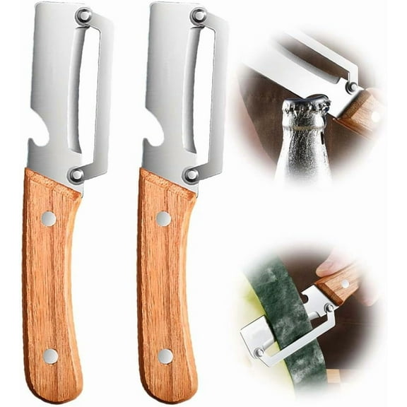 Multi-Functional Vegetable Peeler for Kitchen, 2-in-1 Fruit & Veggie Peeler with Bottle Opener, Stainless Steel Peelers Kitchen Tool for Vegetable Fruit Apple Potato Pumpkin lemons 