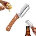 thumbnail image 1 of Multi Functional Vegetable Peelers for Kitchen, Ultra-Sharp Stainless Steel Blade & Ergonomic Wood Handle Kitchen Tool for Fruits, Vegetables, Pelador de Papas Pumpkin Papaya Zucchini, 1 of 8