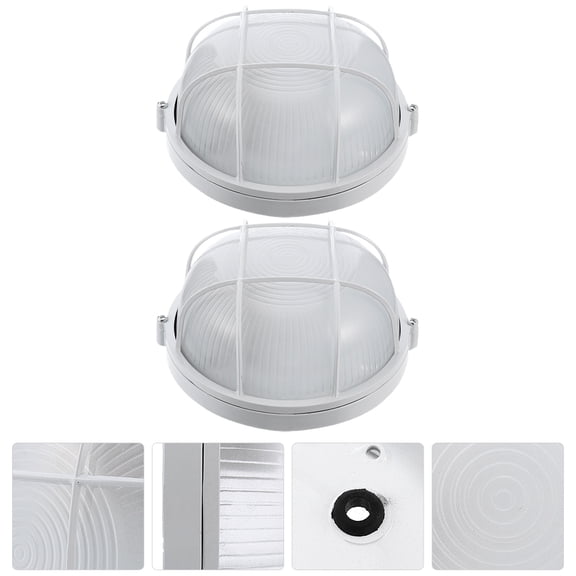 Pawsdot 2pcs Wall Indoor Light Multi Use Lamp For Steam Sauna For Corridor Warehouse Illumination