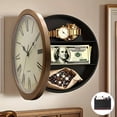 thumbnail image 1 of Multi-Functional Wall-Mounted Diversion Safe with Silent Clock | Independent Compartments & Secure Pockets | Hidden Storage for Money & Valuables | Home Office Safe | Perfect New Year Gift, 1 of 14