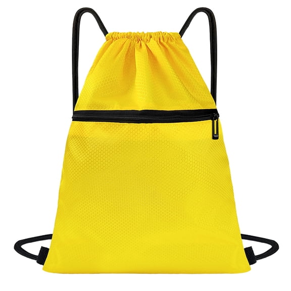 Multi Functional Waterproof Sports Drawstring Backpack Oxfords Cloth Fitness Travel Storage Bag There's a Small Pocket Waterproof Sports Drawstring Backpack Oxfords Cloth Fitness T
