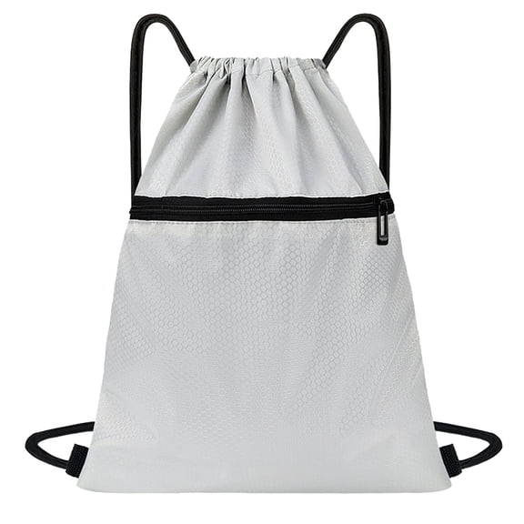 Multi Functional Waterproof Sports Drawstring Backpack Oxfords Cloth Fitness Travel Storage Bag There's a Small Pocket Waterproof Sports Drawstring Backpack Oxfords Cloth Fitness T