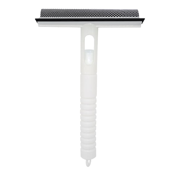 Multi-Functional Window Cleaner Brush, Household Glass Wiper, Cleaning Tool, Glass Wiping, Bathroom Floor Scraping Apply to Tiles, Shower Doors, Bathroom, Mirrors (7.9" x 13")