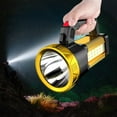 thumbnail image 1 of Multi Functions Rechargeable Flashlight High Lumens, Handheld Spotlight LED Bright Flashlights, Portable Lantern Outdoor Emergency Flashlight Camping Work Light, 1 of 8