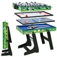 Multi Game Table HLC Portable Combination Table Set 4ft Game Table with Accessories, Foosball