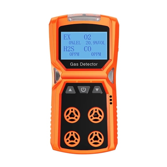 Multi Gas Detector Gas Meter O2 H2S CO LEL 4 in 1 Oxygen Hydrogen Sulfide Carbon Monoxide Combustible Gas Leak Detector