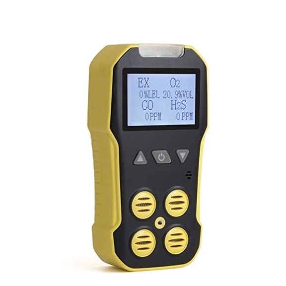 Multi Gas Detector Gas Meter O2 H2S CO LEL 4 in 1 Oxygen Hydrogen Sulfide Carbon Monoxide Combustible Gas Leak Detector