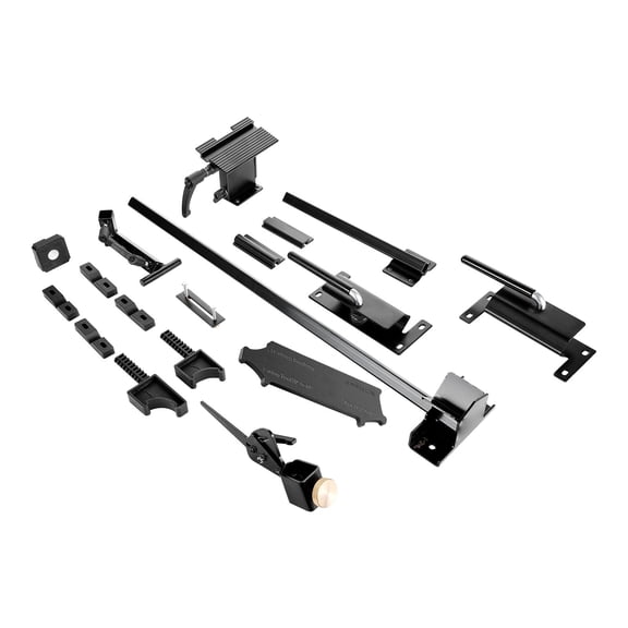 Pro Grind Multi-Grind Sharpening System for 6" & 8" Bench Grinder with Platform Jig, Tool Rest Bar, Micro Bevel Block, Dual Miter Slide, Precision Angle Control for Chisels Woodturning Tools