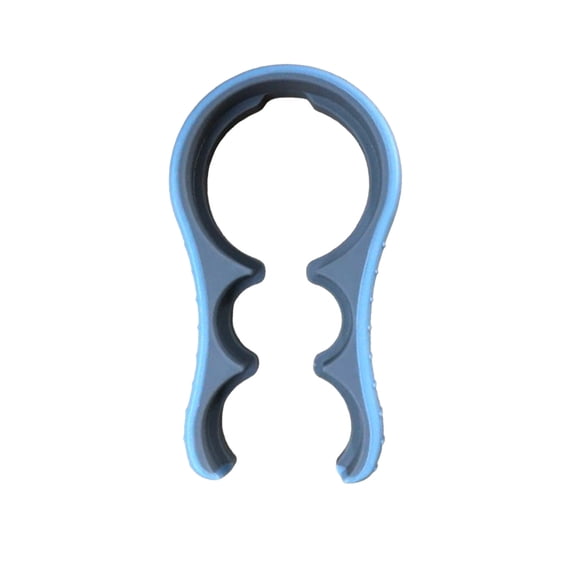 Multi-Grip Bottle Opener, 3-in-1 Plastic Multi Function Lid Opener Secure Cap Twisters Tool with Non-Slip Handle, for Weak Hands and Seniors with Arthritis, Easily Get Lids Off, Blue