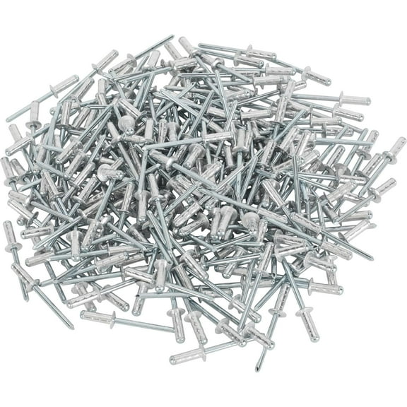 Multi-Grip Pop Rivets, 3/16 ", Small Head, Box of 250