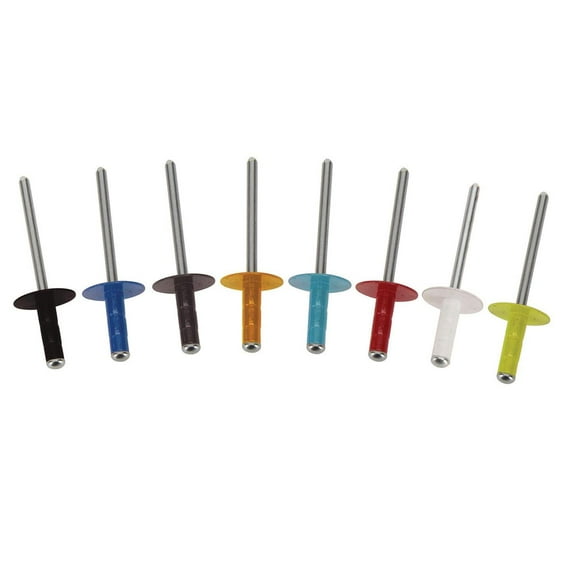 Multi-Grip Rivets, 3/16 Inch, Box of 250, Large, Yellow