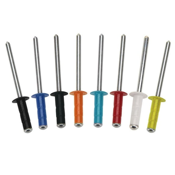 Multi-Grip Rivets, 3/16 Inch, Box of 250, Small, Chevroni Blue