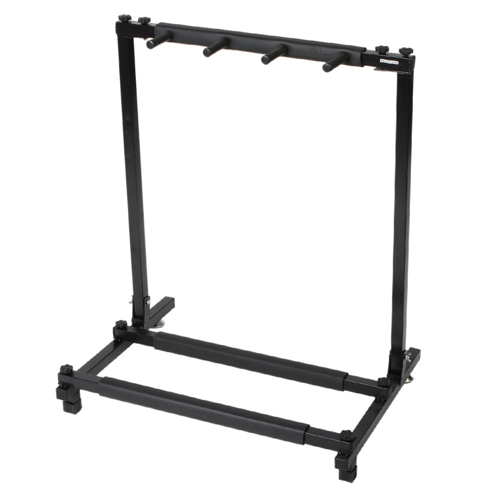 Multi Guitar Stand for 3 Guitars, Folding Guitar Rack, Portable Guitar Holder for Acoustic, Electric Guitar, Bass