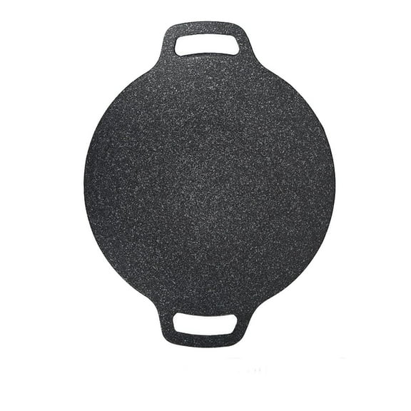 Multi-Gurpose Cast Iron Grill Pan | Large Round Griddle for Stovetop | Non-Stick BBQ Pan for Steak, Pancakes & Outdoor Cooking | Includes 1 Griddle Pan