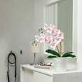 thumbnail image 1 of Multi Head Phalaenopsis Orchid Artificial Flower Decorative High Branch Bouquet for Living Room Home Display,light pink,1 Stem, 1 of 6