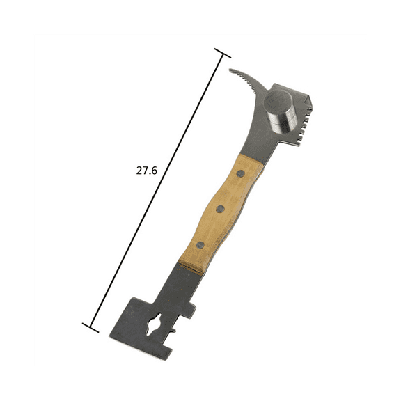 Multi- Hive Tool with Wooden Grip Hive ,Bee Hive Tool Frame Lifter Uncapping Knife Beekeeping Tools