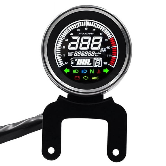 Multi- Instrument Odometer LCD Screen Display Tachometer Motorcycle Supplies