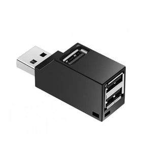 Multi-Interface USB Hub Splitter, USB 3.0/2.0 & Type-C, Plug & Play, Compact Design for Laptop & PC Connectivity