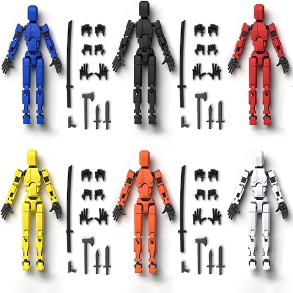 TXT-MATRIX Multi-Joint Action Figures Collectible 6-Pack