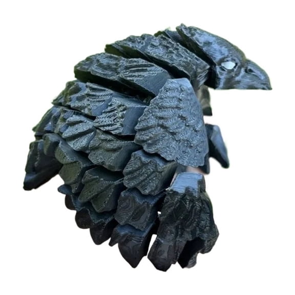 Multi-Jointed 3D Printed Eagle Ornament Movable Plastic Multi Joint Animal Crafts Collection Eagle Simulation