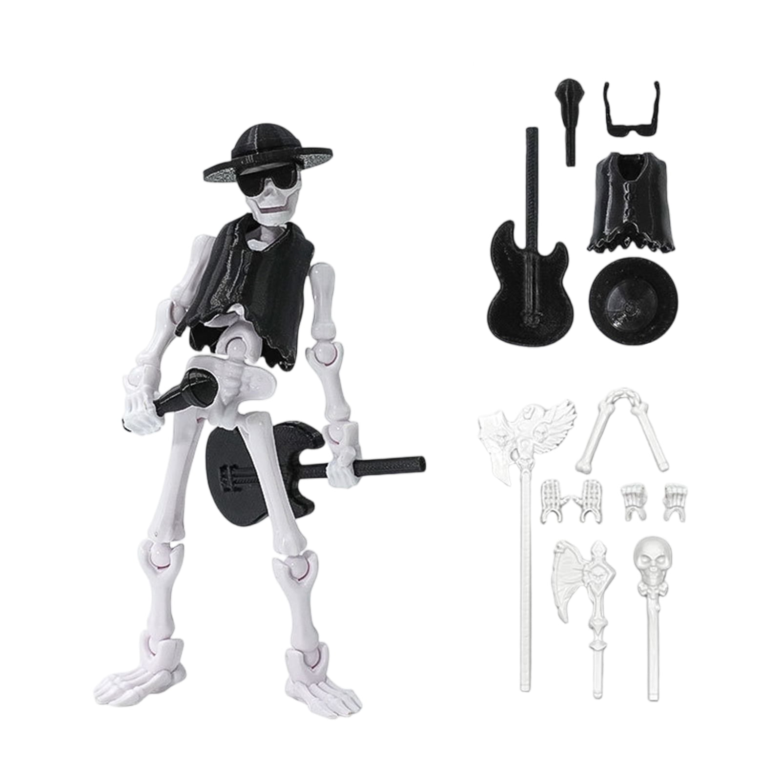 Multi-Jointed Articulated Skeleton Figure Model, Posable Human Anatomy ...