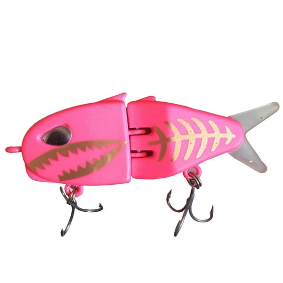 Multi-Jointed Hard Body Swimbait, Slow Sinking Swimming Action With Double Hooks, Lifelike Simulation For Bass And Saltwater Fishing