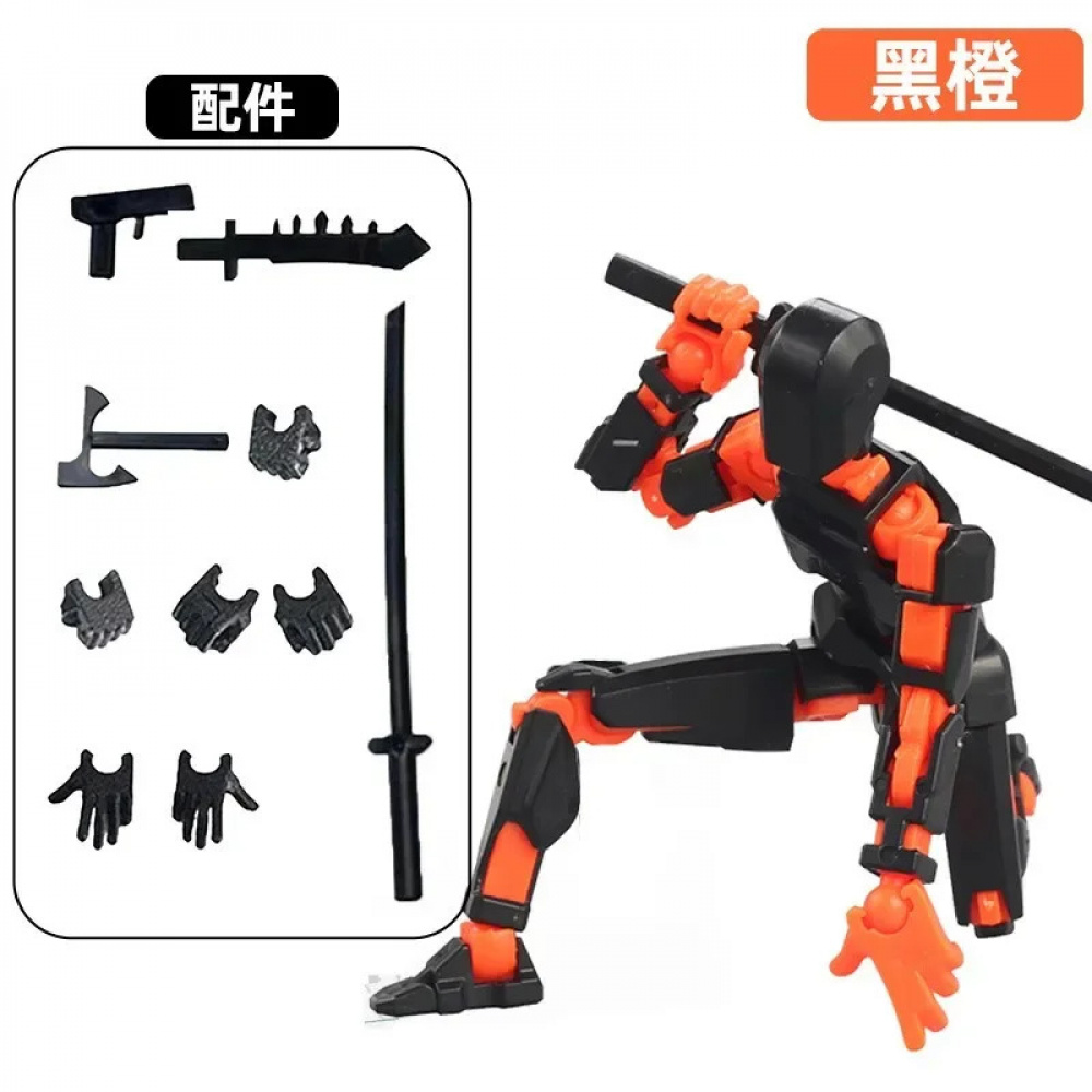 Multi-Jointed Movable Shapeshift Robot 3D Printed Mannequin Character ...