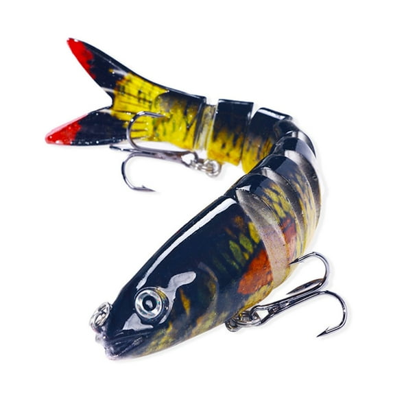 Multi Jointed Swimbait Fishing Tackle 18g Fishing Lure Swimming Lures with Treble Hook 8 Segment Artificial Baits