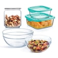 thumbnail image 1 of Multi Kitchen Glass Storage Containers Set of 6, 1 of 7