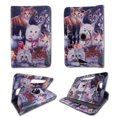 thumbnail image 1 of Multi Kitten folio tablet Case for Acer Iconia Tab 8 inch android tablet cases 8 inch  Slim fit standing protective rotating universal PU leather standing cover, 1 of 1